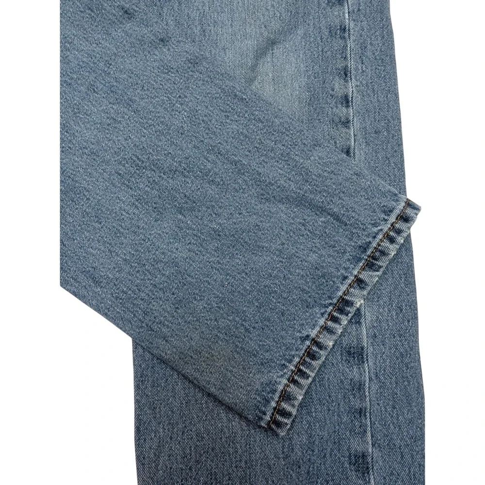 Levi's 505 Regular Fit Straight Leg Blue Wash Denim Jeans Men's‎ Size 36x29